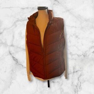 Cole Haan Signature Chevron Quilted Puffer Vest,‎ Women's M. NWOT